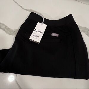 Figs men's axim scrub pants size xl/regular black hospital NWT‎